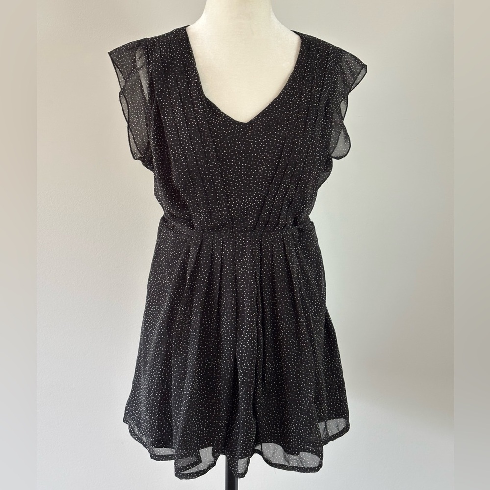 Black Polka Dot Nursing Top